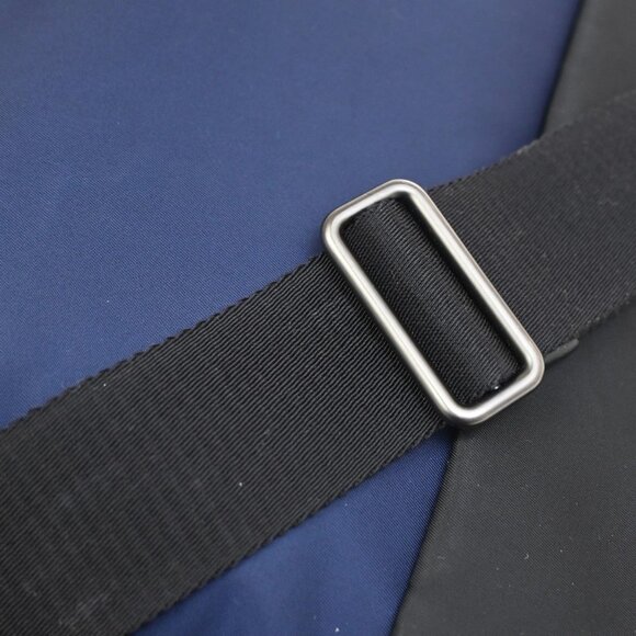 PRADA Tessuto Bicolor 2Way Shoulder Hand Bag Nylon Nappa Leather BK BE 77YH555 - Picture 8 of 16